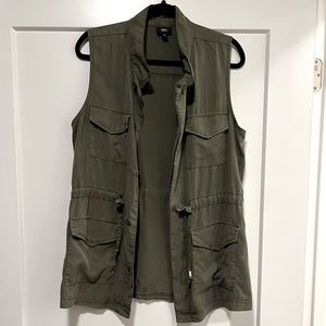 Massimo, Utility Vest, Olive Green, Women’s Medium, Light Wear